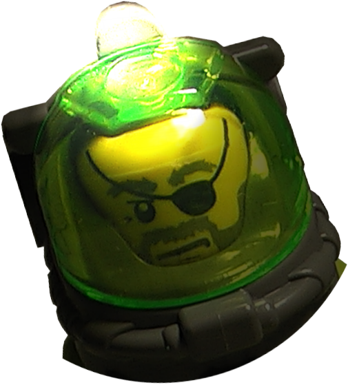 Detail: Taucher - Fr&ouml;hliches Gesicht