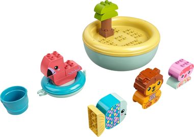 Bath Time Fun: Floating Animal Island