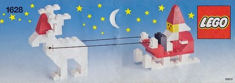 Rentierschlitten mit Nikolaus