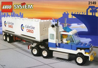 Color Line Container-Lkw