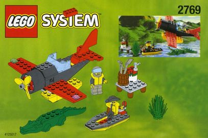 Sumpfboot und Wasserflugzeug