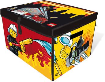 Firefighter ZipBin Large Storage Toy Box