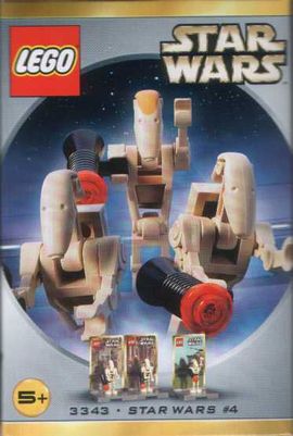Star Wars #4 - Battle Droid Commander and 2 Battle Droids