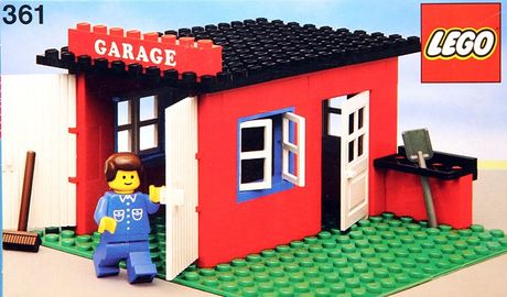 Garage mit Wärter
