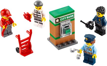 Polizei-Minifiguren-Zubehörset
