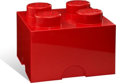 4-stud Red Storage Brick