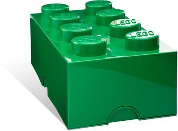 8-stud Green Storage Brick