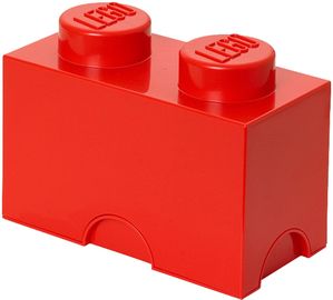 2 stud Red Storage Brick