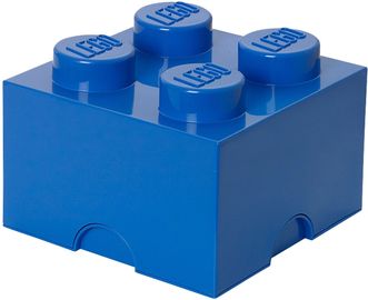 4 stud Blue Storage Brick