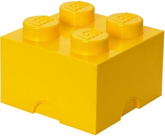 4 stud Yellow Storage Brick