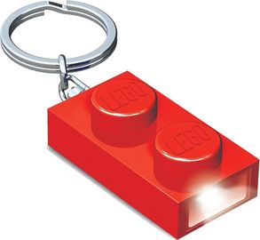 LEGO 1x2 Brick Key Light (Red)