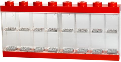 Minifigure Display Case 16 - Red