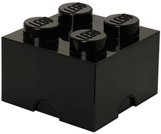 4 stud Black Storage Brick