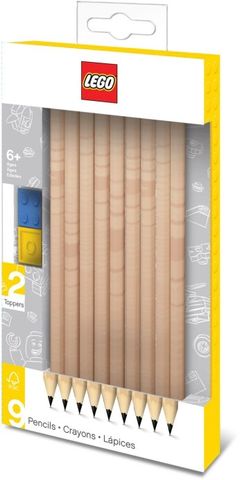 LEGO 9 Pack Graphite Pencils