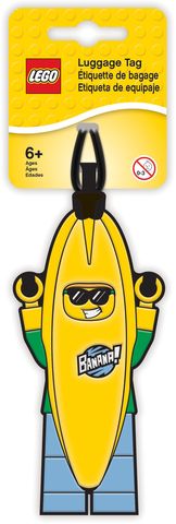 LEGO Banana Guy Luggage Tag