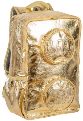 Gold Metallic Brick Backpack
