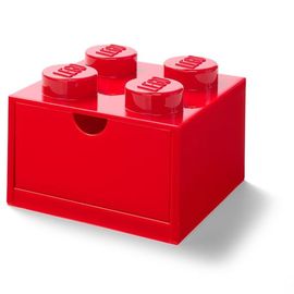 4 Stud Red Desk Drawer