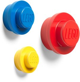 Red, Bright Blue and Yellow Wall Hanger Set