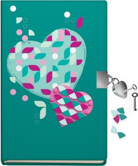 Dots secret diary with lock