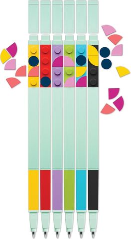 Dots gel pen 6 pack