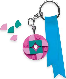 Dots Round 4x4 Key Chain