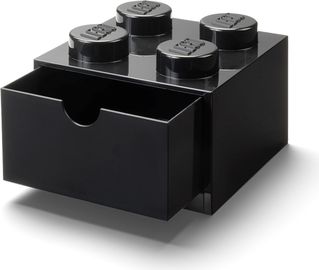 4 Stud Desk Drawer Black
