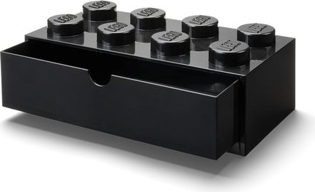 8 Stud Desk Drawer Black