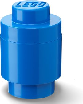 1 Stud Round Storage Brick Blue