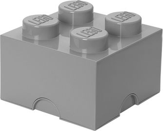 4 Stud Brick Drawer Gray