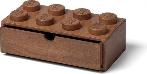 Wooden Desk Drawer 8 Dark Oak