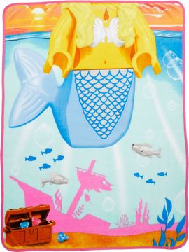 Mermaid 46 in x 60 in Throw