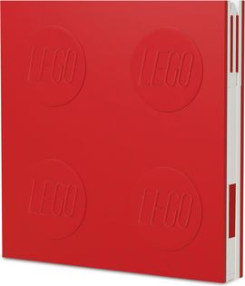 Notebook with Gel Pen Red