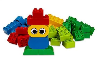 Duplo Basic Bricks with Fun Figures