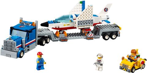Weltraumjet mit Transporter