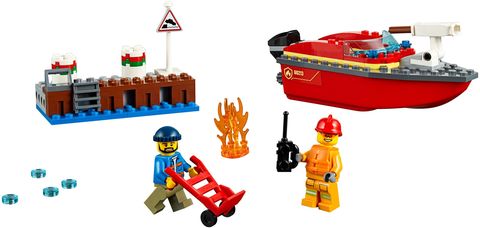 Feuerwehr am Hafen