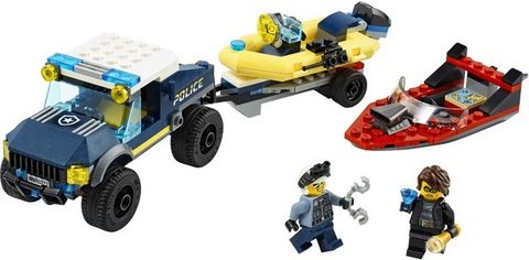 Transport des Polizeiboots