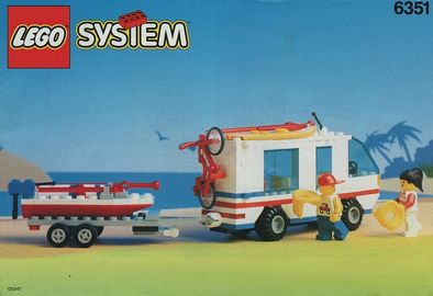 Wohnmobil mit Bootsanhänger