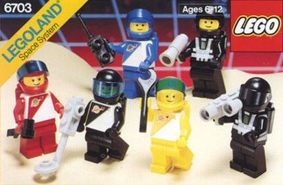 6 Raumfahrtfiguren