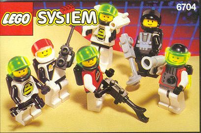 6 verschiedene Astronauten
