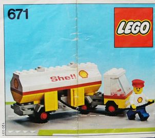 Shell Tanklastzug mit Fahrer