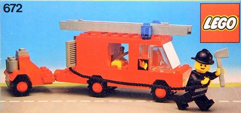 Feuerwehr mit Löschgerät