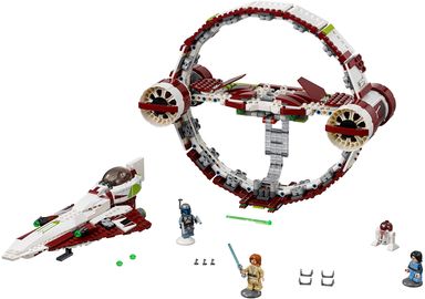 Jedi Starfighter with Hyperdrive Booster Ring