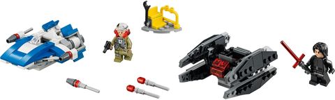 A-Wing vs. TIE Silencer Microfighters