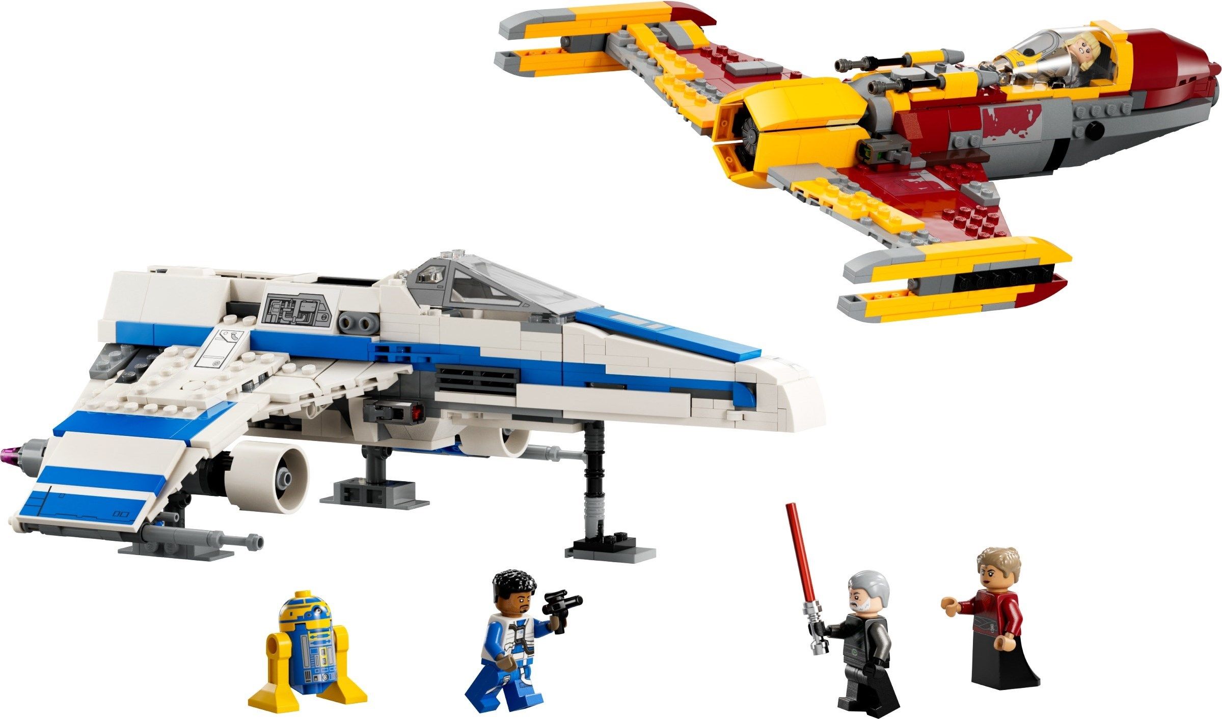 New Republic E-wing vs. Shin Hati's Starfighter