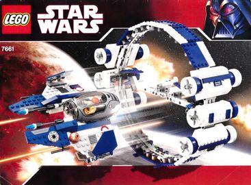 Jedi Starfighter mit Hyperdrive Booster Ring