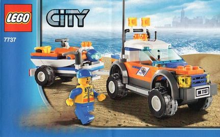 Geländewagen mit Wasserjet