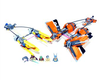 Anakin's and Sebulba's Podracers