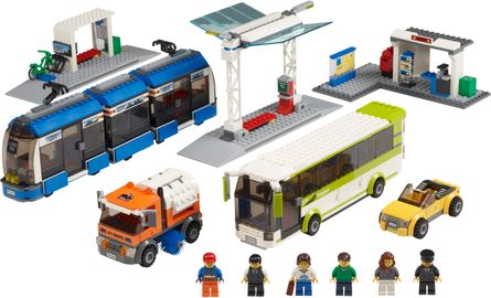 Große Bus- und Tramstation