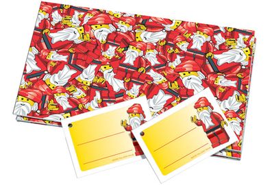 Santa Gift Wrap and Tags