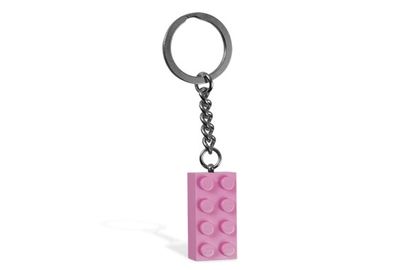 Pink Brick Key Chain
